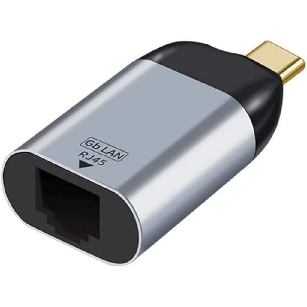 Lan Cable Gaming - USB‑C Male to RJ45 Female Gigabit