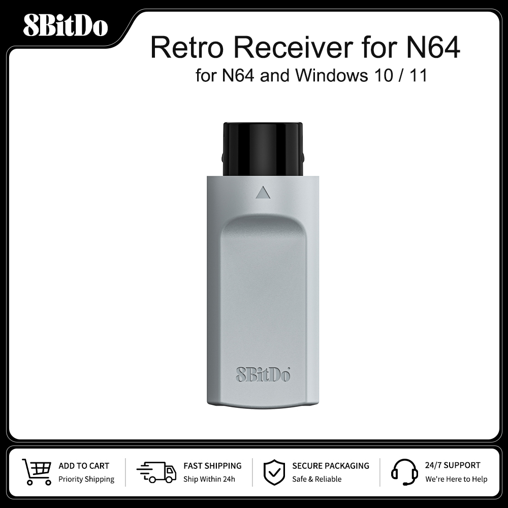 Gaming Console Design - 8BitDo Retro Receiver Adapter for N64