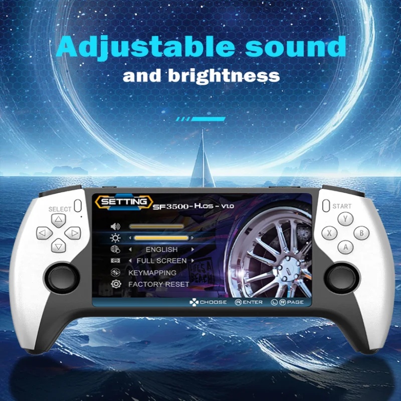 Gaming Console Under 500 - S3500F game console,5.0 inch Screen,retro mini