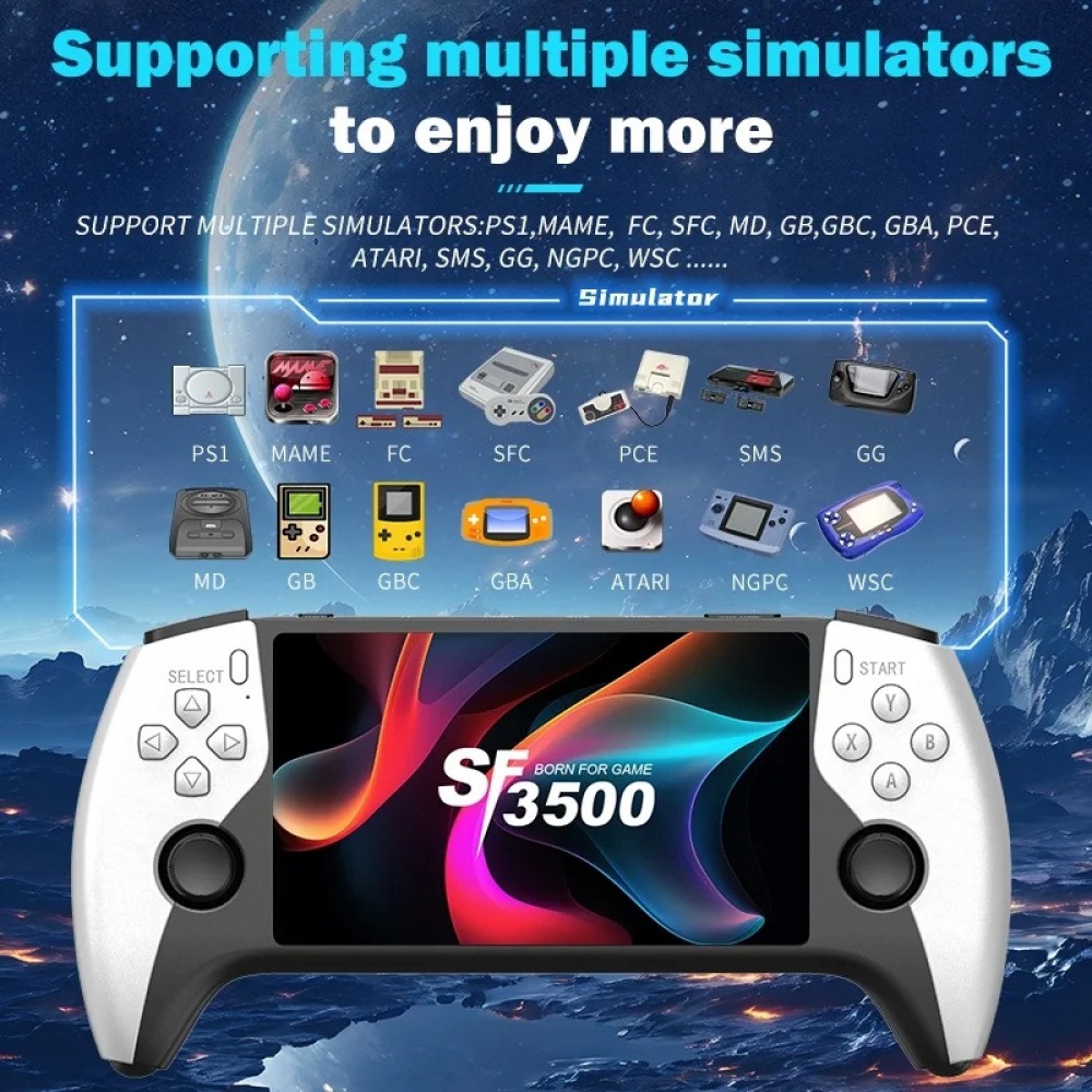 SF3500 5-inch Large Screen Dua - đánh giá và giá Gaming Console Under 500