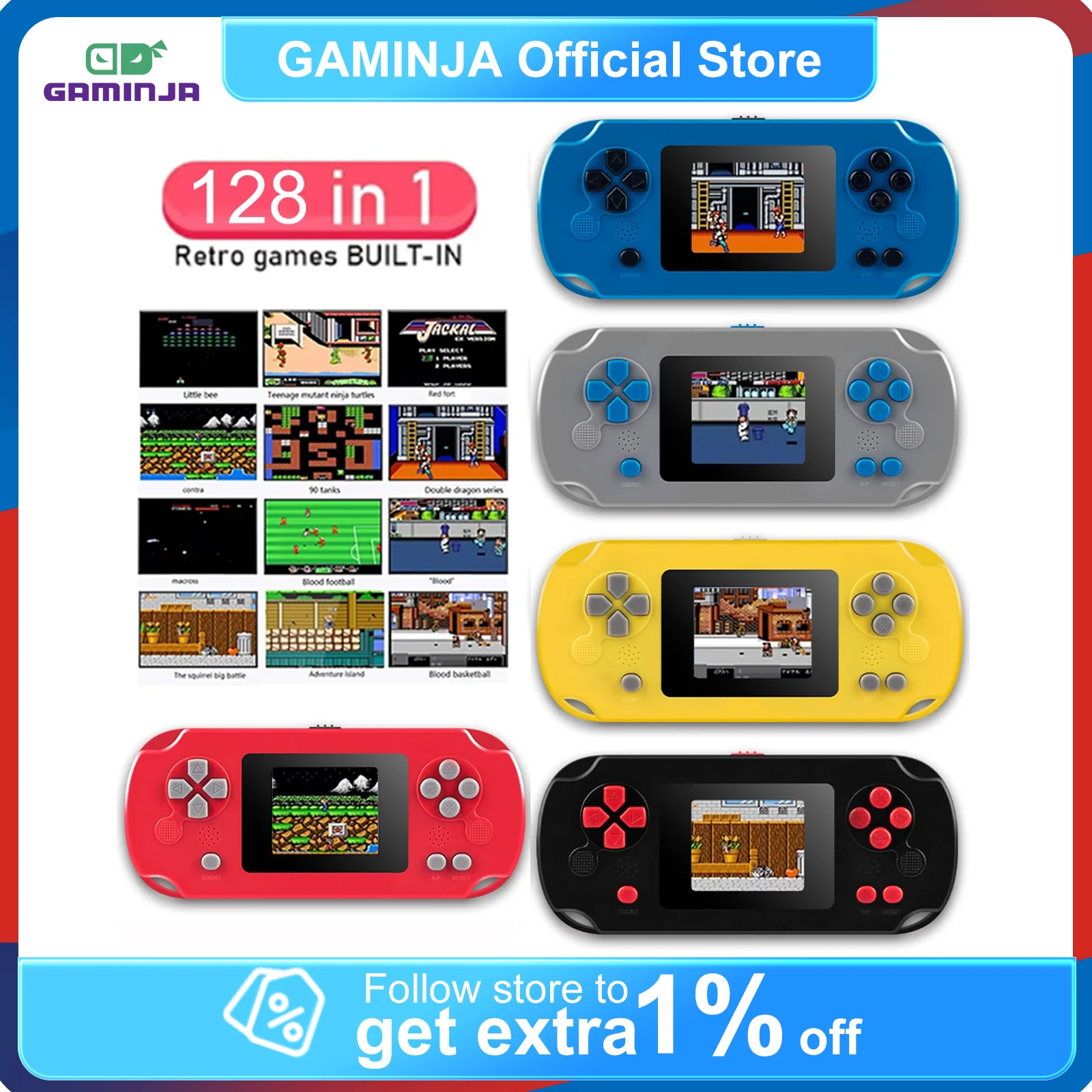 GAMINJA GC31 Classic Retro Gam - đánh giá và giá Gaming Console Old