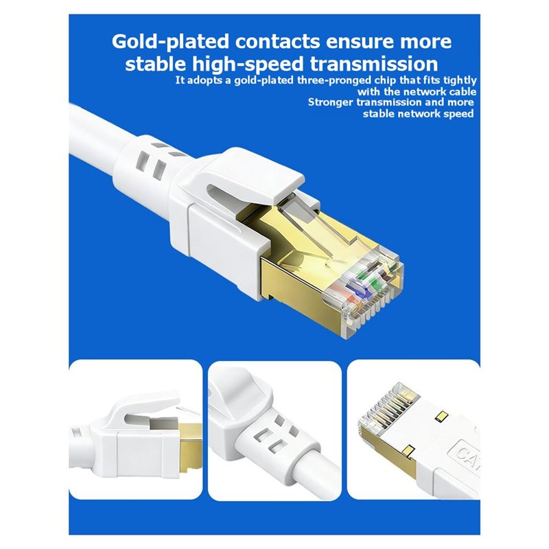 A13E-Cat8 Ethernet Cable Doubl - đánh giá và giá Lan Cable Gaming