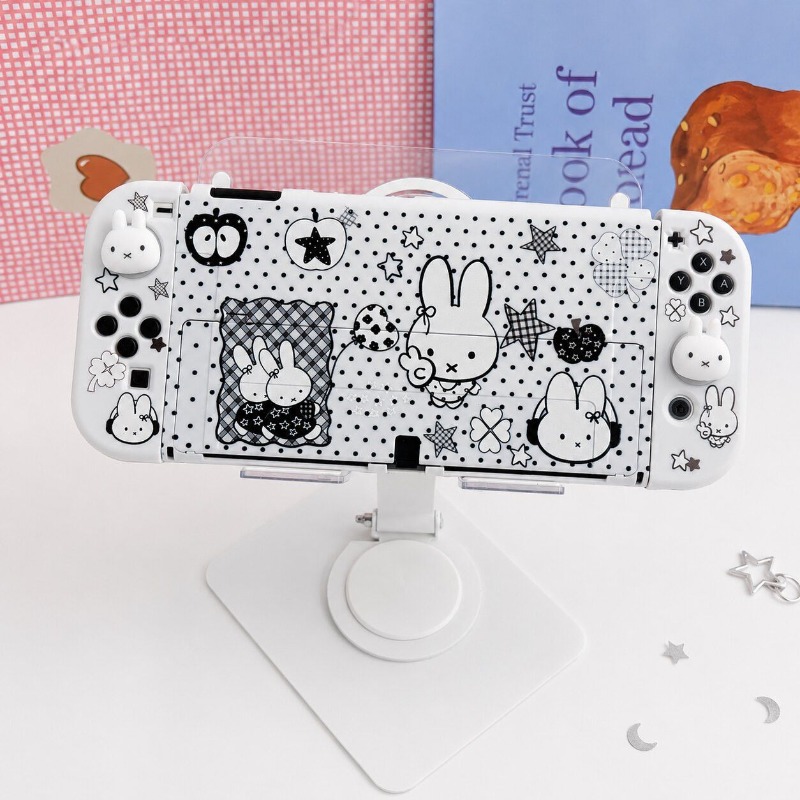 Cute Miffy Protective Case for - đánh giá và giá Gaming Console In