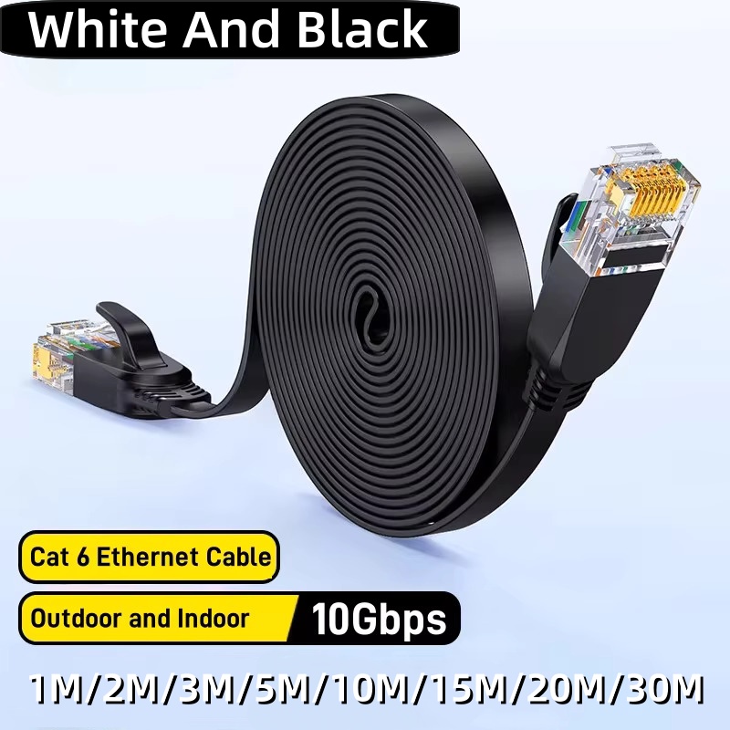 Cat 6 Ethernet Flat Cable, Out - đánh giá và giá Lan Cable Gaming