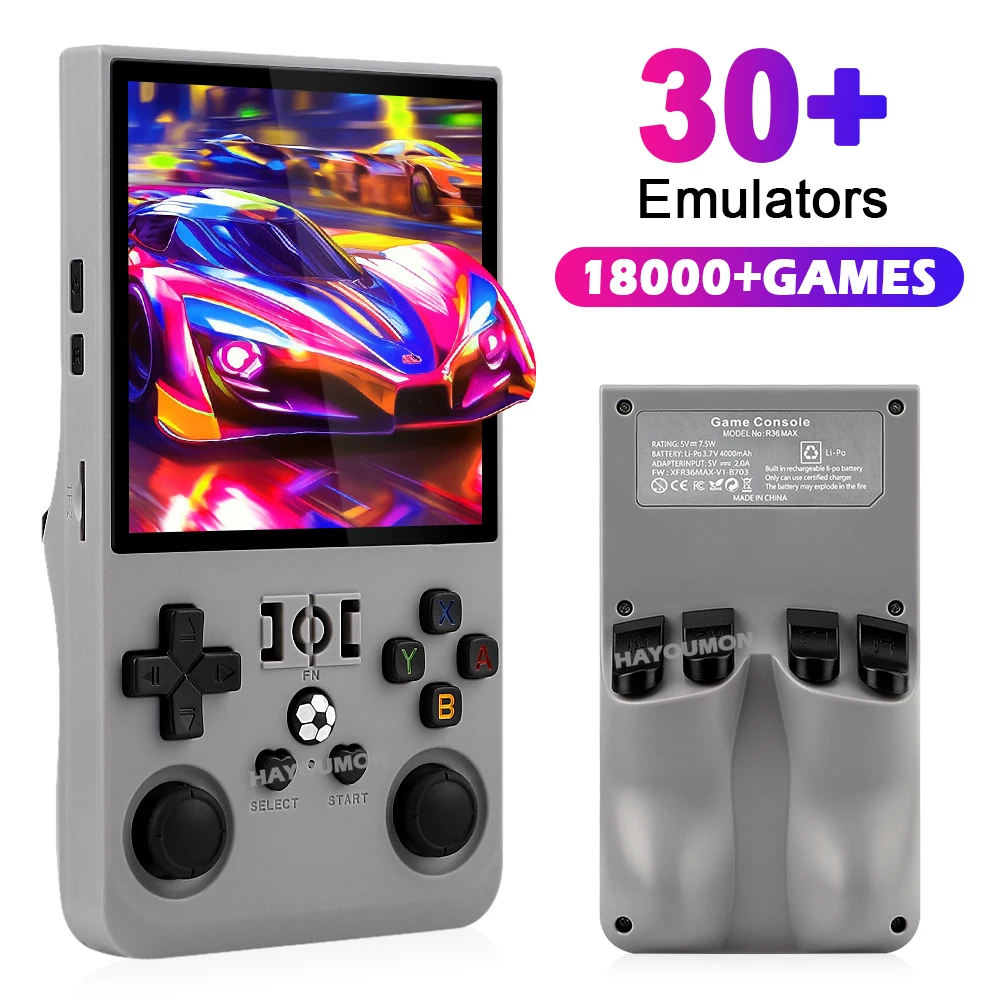 R36 Max Gray Handheld Gaming P - đánh giá và giá Gaming Console R36 Max