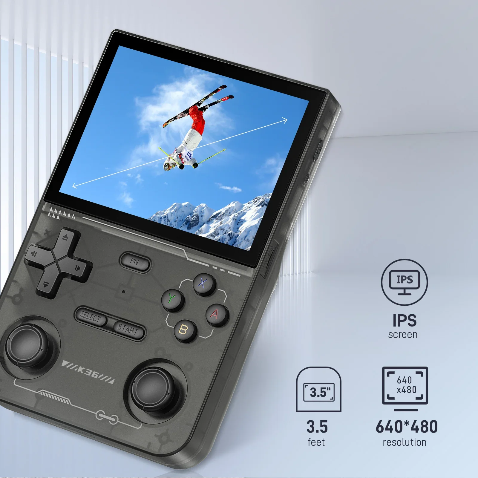 GAMINJA K36 3.5Inch IPS Screen - đánh giá và giá Gaming Console Old