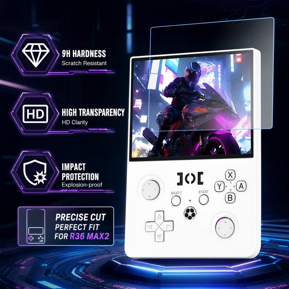 Tempered Glass Screen Protecto - đánh giá và giá Gaming Console R36 Max