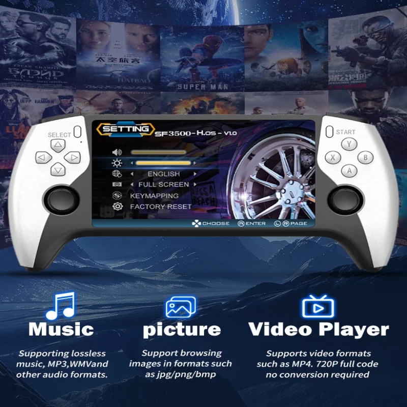S3500F game console,5.0 inch S - đánh giá và giá Gaming Console Under 500