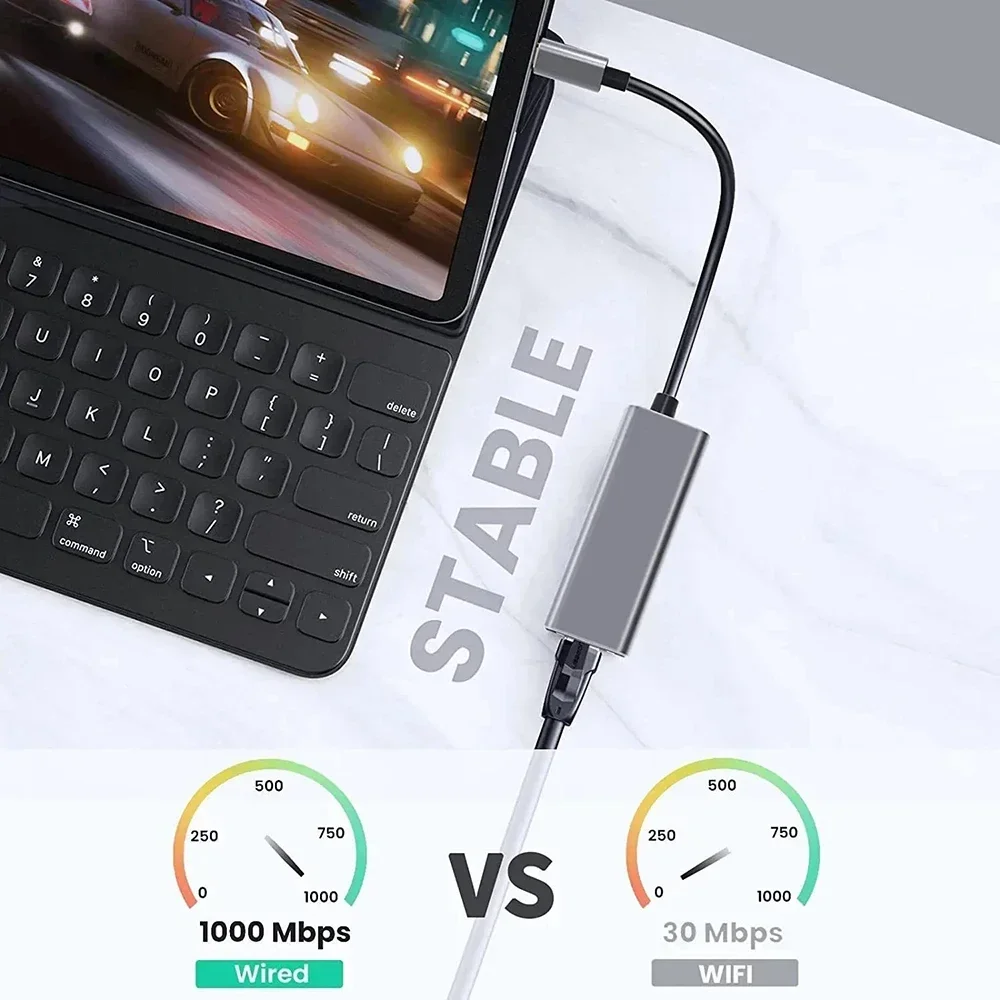 1000Mbps USB Ethernet Adapter  - đánh giá và giá Lan Cable Gaming